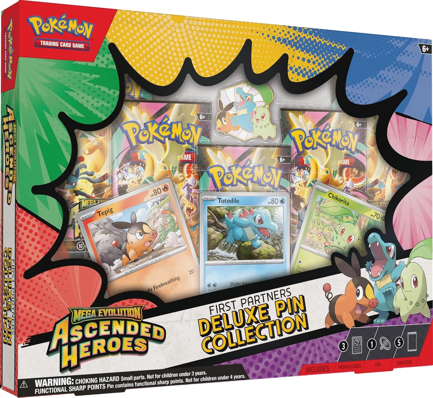 Ascended Heroes First Partners Pin Collection – Pokémon TCG ME Ascended Heroes First Partners Pin Collection – Pokémon TCG ME - Image 1