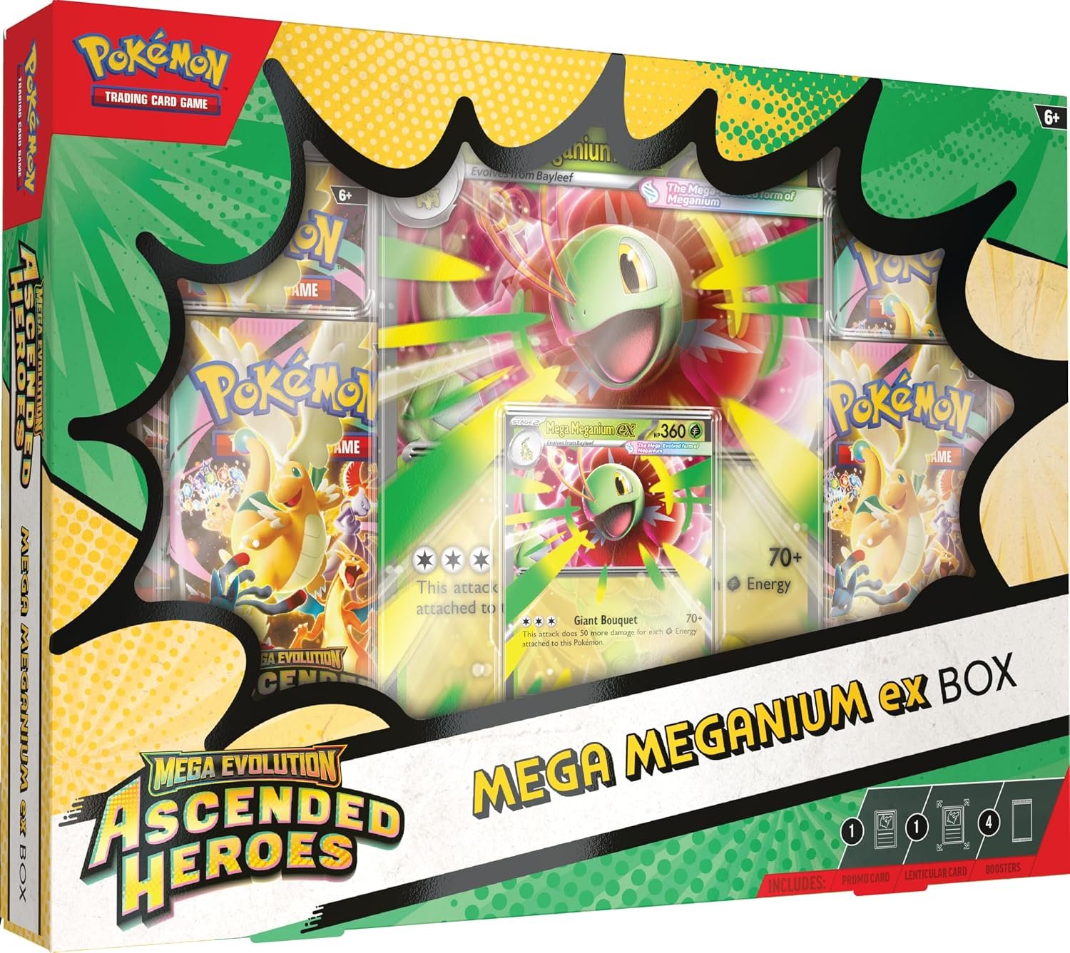 Ascended Heroes Mega Meganium ex Box – Pokémon TCG ME Ascended Heroes Mega Meganium ex Box – Pokémon TCG ME - Image 1
