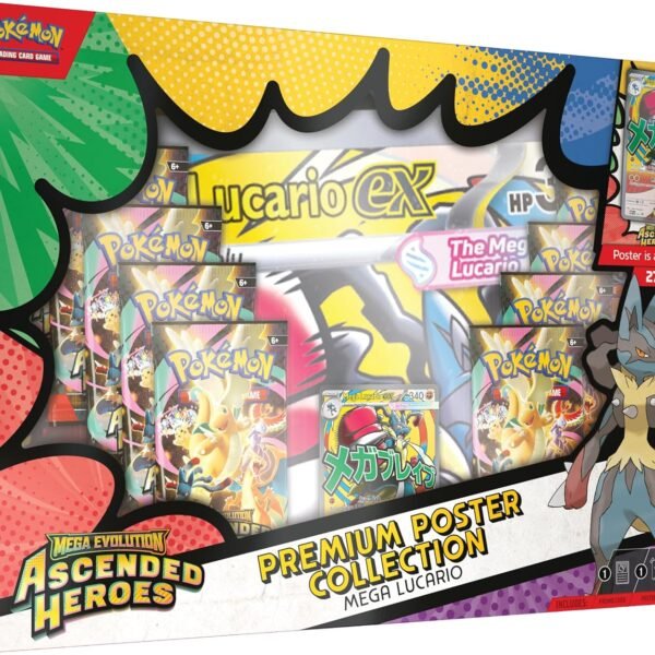 Ascended Heroes Premium Poster – Mega Lucario ex