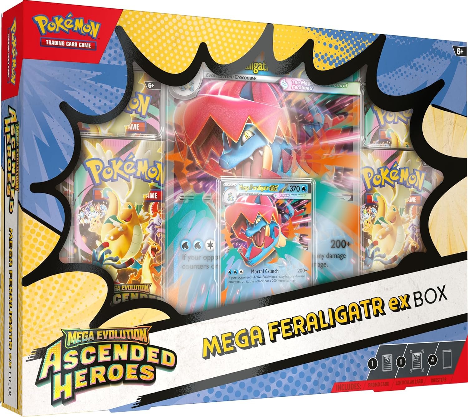 Ascended Heroes – Mega Feraligatr ex Box Ascended Heroes – Mega Feraligatr ex Box - Image 1