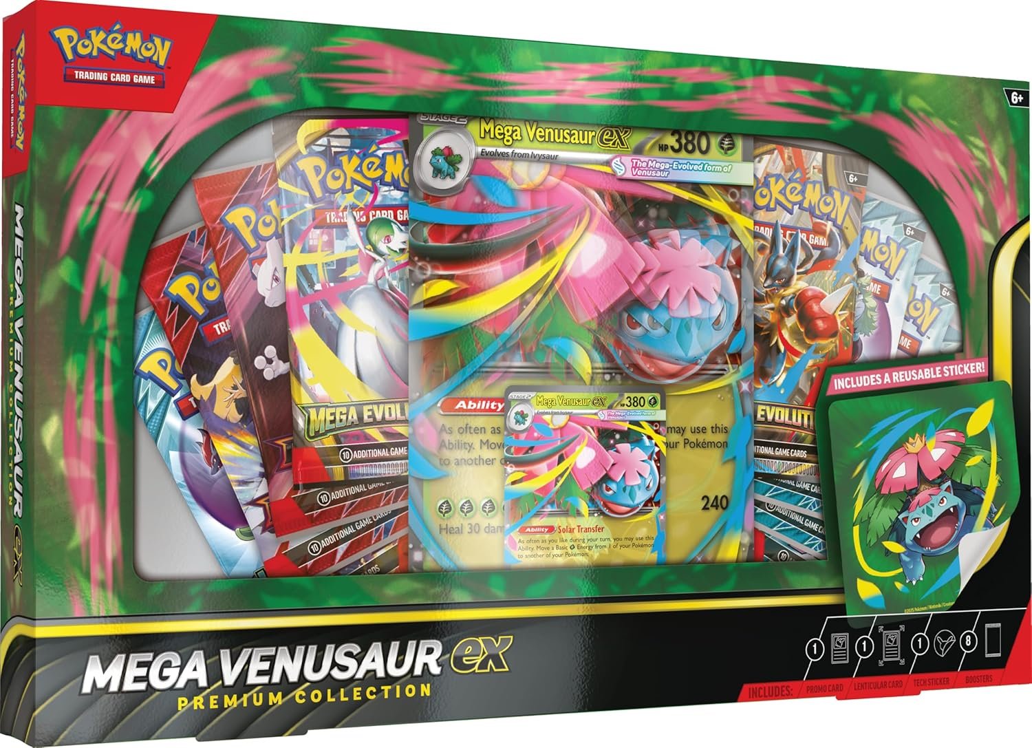 Mega Venusaur ex Premium Collection – Pokémon TCG ME Mega Venusaur ex Premium Collection – Pokémon TCG ME - Image 1